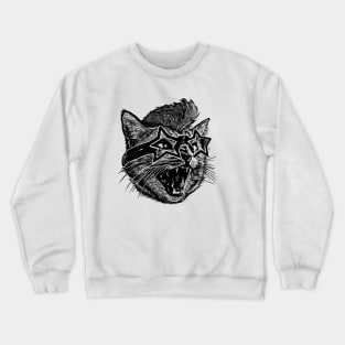 Funky cat Crewneck Sweatshirt